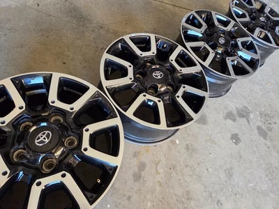 18" TOYOTA TUNDRA BLACK ROCK PRO OEM FACTORY STOCK WHEELS RIMS 5X150 TRD - Image 1 of 4