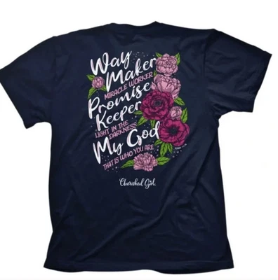 Camiseta para mujer Kerusso Cherished Girl "Waymaker" - Nueva Foto 1 de 4