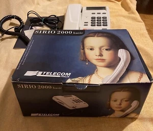 Telefono Telecom SIRIO 2000 basic Con Scatola e Istruzioni - Zdjęcie 1 z 8
