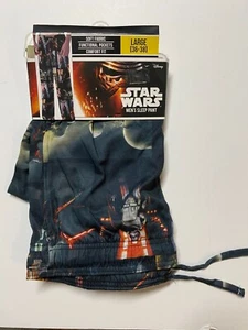 Disney Star Wars Men's Sleep Pant - Large - Kylo Ren / Phasma Print - NWT - Picture 1 of 3