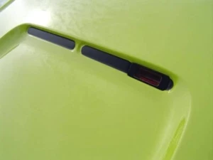 For 1968-1969 Dodge Charger Hood Depression Black Out Decals - Color Choice - Picture 1 of 2
