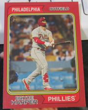 #6885 2023 TOPPS HERITAGE BRYCE HARPER #17 TARGET RED