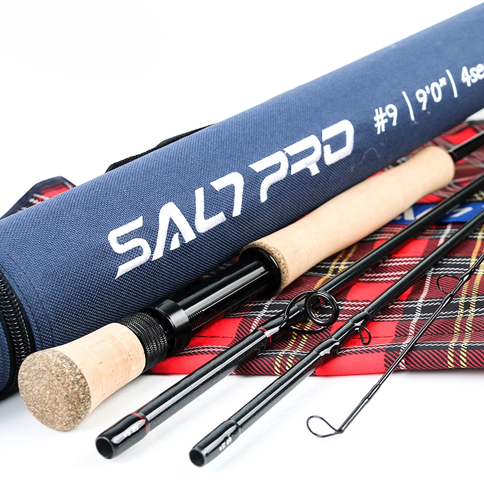 Saltwater Fly Fishing Rods 30T+40T SK Carbon Fast Action Fly Rod with Rod Case - Image 1 of 4