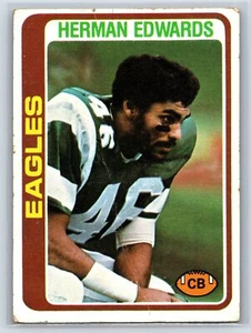 1978 Topps #404 Herman Edwards Philadelphia Eagles RC,Surface Wrinkle - Picture 1 of 2
