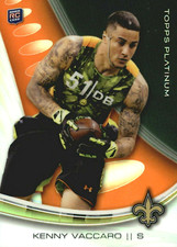 2013 Topps Platinum Orange Refractors #101 Kenny Vaccaro RC New Orleans Saints