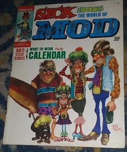 SICK #50 Feb., 1967 THE WORLD OF MOD plus Bobby Kennedy, LBJ - Picture 1 of 4