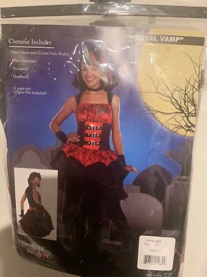 NUEVO SIN ETIQUETAS Disfraz de Vampiro Real Vampiro Gótico Vampiro Junior Talla XS 0-1 Foto 1 de 4