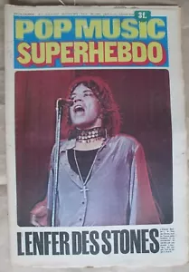POPMUSIC SUPERHEBDO N° 71 - ROLLING STONES - JOHNNY HALLYDAY - ELVIS PRESLEY - Bild 1 von 4
