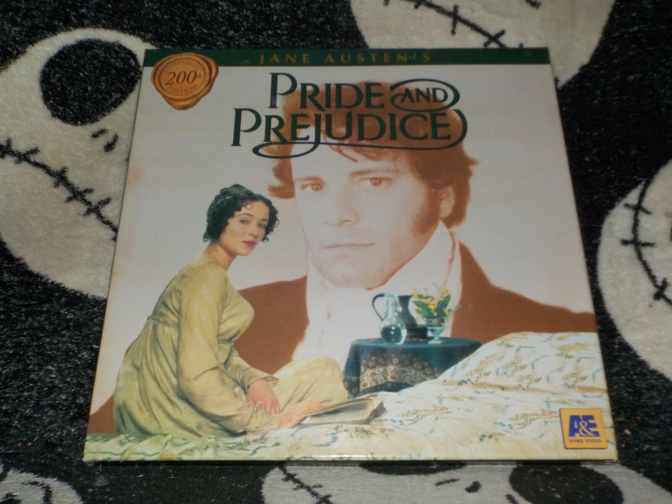 Jane Austen's Pride and Prejudice Laserdisc LD Colin Firth 310 Min Free Ship $50 Foto 1 de 2