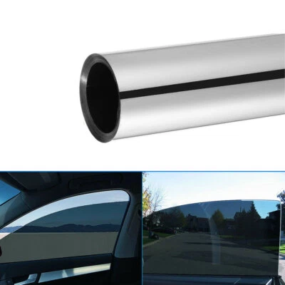 One Way Mirror Window Film Heat UV Reflective Privacy Tint Foil For Car Home - Image 1 of 4