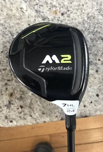 TaylorMade M2 7HL Fairway Wood Senior A-Flex Graphite Shaft VERY GOOD 7 HL - Picture 1 of 13