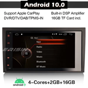Android 10 Autoradio pour AUDI A4 SEAT EXEO GPS Bluetooth Internet DSP Carplay - Imagen 1 de 12