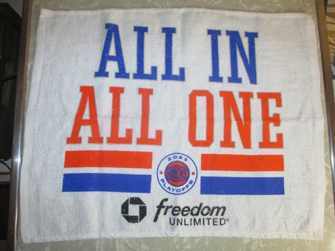 2023 NY Knicks Playoff Rally Towel from Rd 1 Game 1 at MSG 4/21/2023 vs Cavs! Cover
