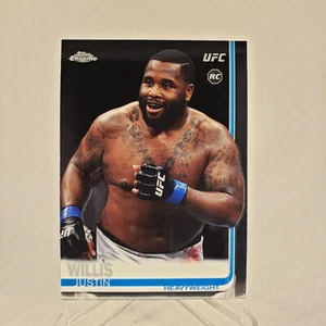 2019 Topps UFC Chrome Base #49 Justin Willis Heavyweight - Picture 1 of 2