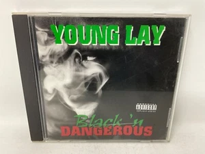 Black 'n Dangerous by Young Lay CD 1996 Atlantic 2Pac Mac Mall Ray Luv - Imagen 1 de 6