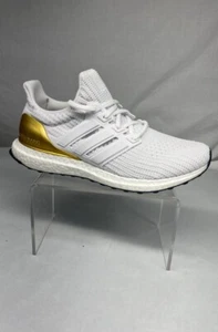 Adidas Ultraboost 4.0 DNA white gold metallic silver Size 7.5 - Picture 1 of 9