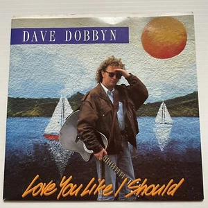 Dave Dobbyn Love You Like I Should Vinyl Record 7” 45 RPM 651377 7 CBS 1988 - Picture 1 of 24