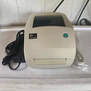 Impresora térmica de etiquetas de envío Zebra TLP2844 TT/DT 2844-10300-0001 USB C2 - Imagen 1 de 5