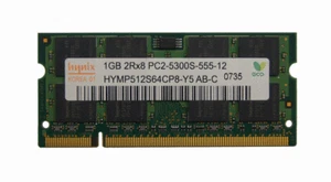 Hynix 1GB Memory Ram 2RX8 PC2 5300S-555-12 HYMP512S64CP8-Y5-AB-C Used DDR2 SDRAM - Picture 1 of 2