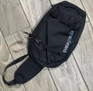 NEW Patagonia Sling Bag Black 8L Atom Pack Hiking 48262 SP24 $65 - Picture 1 of 3