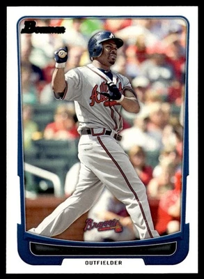 2012 Topps Michael Bourn Atlanta Braves #44 - Image 1 of 2