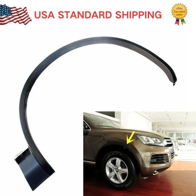 BLACK Front Right Fender Flare Wheel Arches For Volkswagen VW Touareg 2011-2018 - Image 1 of 4