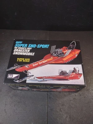 MPC Rupp Super Sno-Sport Snow Dragster - Plastic Model Car Vehicle Kit - 1/20 - Image 1 of 4