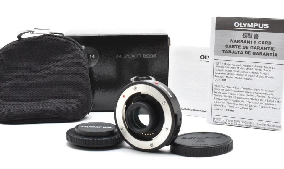 Olympus MC-14 M.Zuiko Pro 1.4x Teleconverter [Exc+++] w/Box From Japan Y2116 - Image 1 of 4