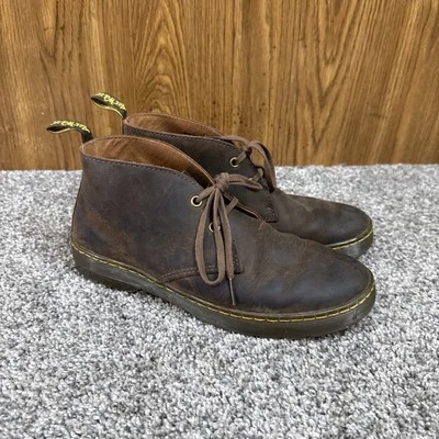 Dr Martens Cabrillo Crazy Horse Desert Botas Para Hombres 8 Marrón Cuero Zapatos Tobillo Foto 1 de 4