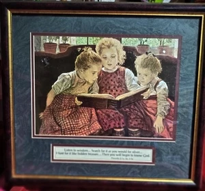 Zimmermann "Das Märchen" von Walter Firle im Rahmen hinter Glas. - Bild 1 von 5