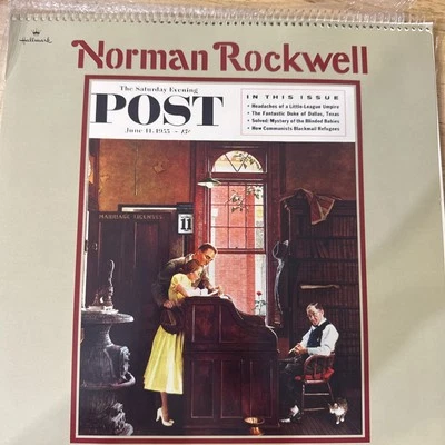 The Saturday Evening Post, June 11, 1955, Norman Rockwell, Marriage License - Image 1 of 4