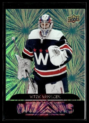 2020-21 Upper Deck Extended Series Dazzlers Green #DZ-148 Vitek Vanecek - Image 1 of 2