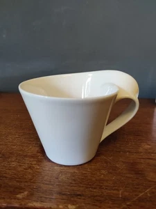 Villeroy & Boch New Wave großer Kaffeebecher weiß 1748 Luxembourg Keramik  - Bild 1 von 8