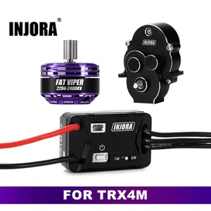 INJORA MBL32 G2 Wasserdichter Brushless-Regler & Außenläufer-Motor fr 1/18 TRX4M - Picture 1 of 8