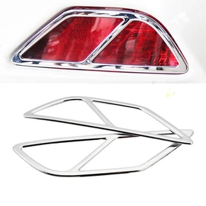 For Toyota RAV4 2016-2018 Chrome Rear bumper Fog light Decor Frame Cover Trim - Picture 1 of 8