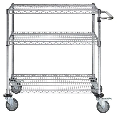HUBERT® Wire Cart - 36"L x 24"W x 39 1/2"H