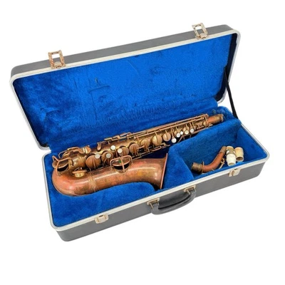 Antique Conn Elkhart Alto Saxophone, M165299 L/ #1119954 A / Pat. Dec. 8, 1914 - Image 1 of 4