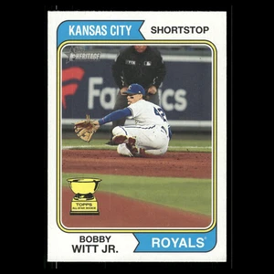 Bobby Witt Jr. Rookie #85 2023 Topps Heritage Kansas City Royals Baseball Card - Picture 1 of 3