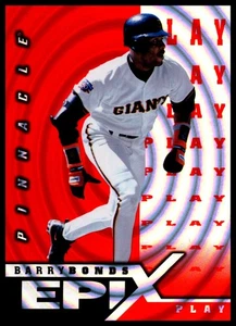 1997 Pinnacle EPIX Play Barry Bonds SF Giants OF Insert #E22P holofoil 40-40 - Picture 1 of 3