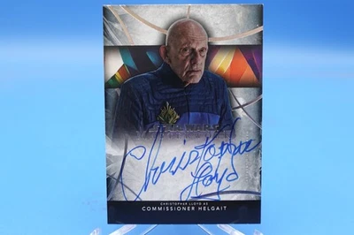 2024 Topps Star Wars Masterwork Christopher Lloyd as Commissioner Helgait Auto - Image 1 of 2