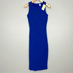 Vestido midi Popilush Shapewear Modal Control Abdomen para mujer talla M azul cobalto - Imagen 1 de 12