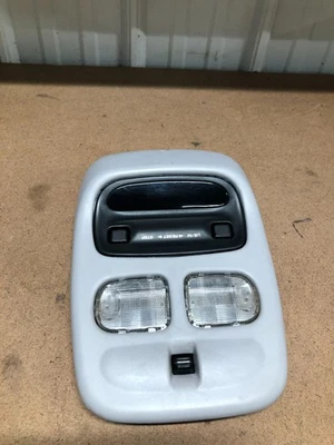 96-98 Jeep Grand Cherokee ZJ Overhead Console Interior Map Dome Light 55216346 - Image 1 of 4