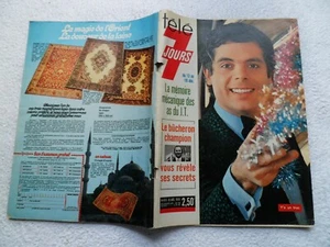 TELE 7 JOURS N°813 13/12/1975 Majax C.François B.Rush F.Gall JC Averty Marchand - Picture 1 of 8