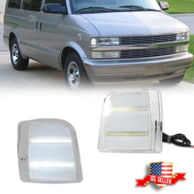 2 шт прозрачных белых светодиодных боковых угловых фар для Chevrolet Astro GMC Safari 1995-2005 годов выпуска - Изображение 1 из 4