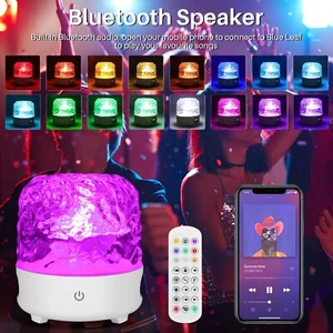 Northern Light Projector Ocean Wave Projector Lamp w/ Wireless Bluetooth Speaker - Picture 1 of 16
