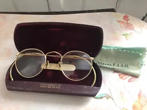 VINTAGE LADIES AO FUL-VUE EYE WEAR GLASSES W CASE 1931 - Picture 1 of 17