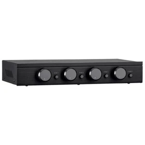 4.1 4-Channel Stereo Audio Speaker Selector Switch Switcher with Volume Control - Picture 1 of 4