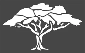 1- 5x8 inch Custom Cut Stencil, (VB-83) Tree - Bild 1 von 1