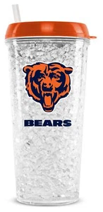 CHICAGO BEARS CRYSTAL FREEZER TUMBLER - Picture 1 of 7
