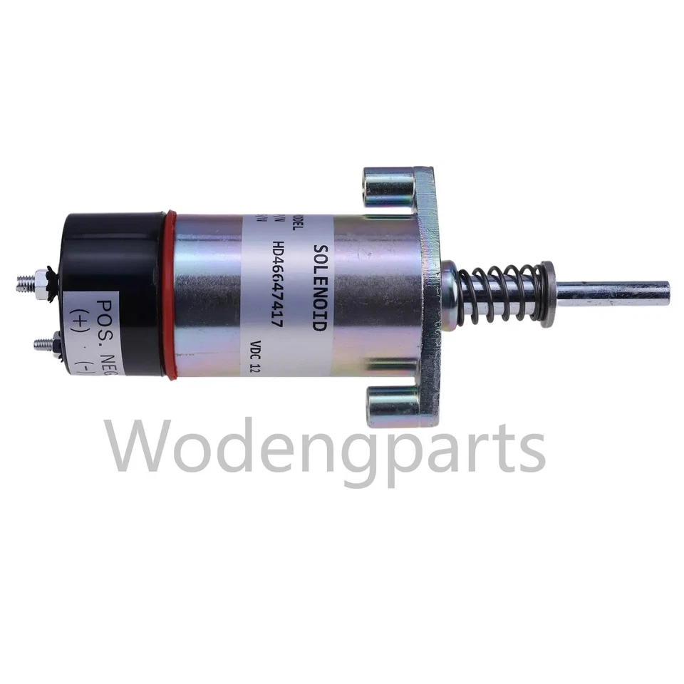 For Caterpillar SR4 3204 3304B 3406C 3406B 12V Fuel Stop Solenoid Valve 125-5773 - Image 1 of 4